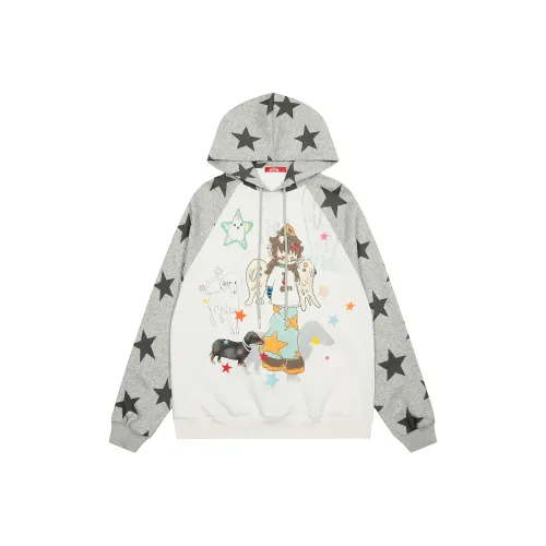 XIAOLIZI Белый и Серый Унисекс Свитшоты