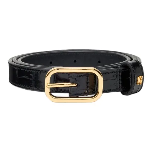 AMIRI Кожаные ремни Унисекс Черный 2 см