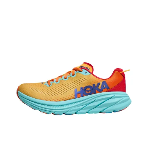 HOKA ONE ONE Rincon 3 Амортизация Дышащий Lightweight Running Обувь Мужская Желтый Оранжевый Красный