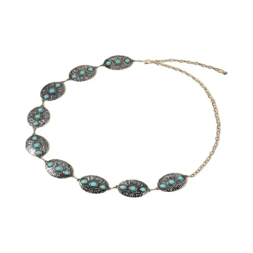 JEANSWEST Сплав Цепи для талии Женские 3,5 см