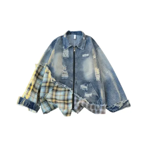 MARTHENAUT Синий Унисекс Джинсовые куртки