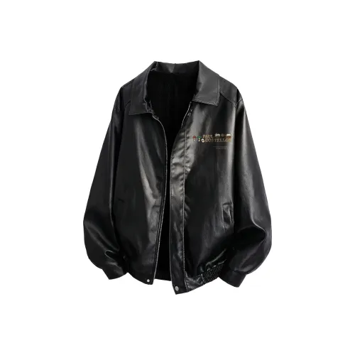 PAUL COSTELLOE Кожа Куртка Унисекс