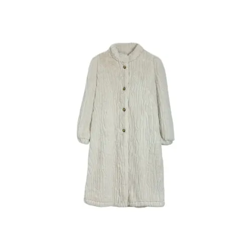 PZGE Бежевый Абрикос Eco-Friendly Норковая Бархат Женская Меховая Одежда