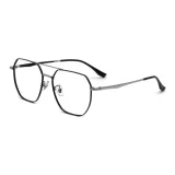 Черно-серебряная оправа