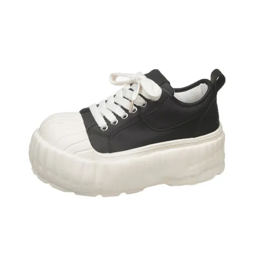 MIKAWEI Износостойкий Легкий Увеличивающий Высоту Противоскользящий Низкий Топ Повседневная Обувь Женская