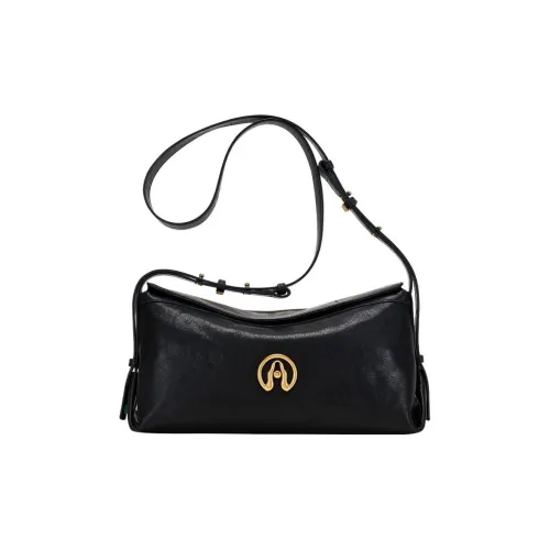 Hush Puppies Овчина Сумка через плечо Сумка на плечо Стандартная Женская Черная