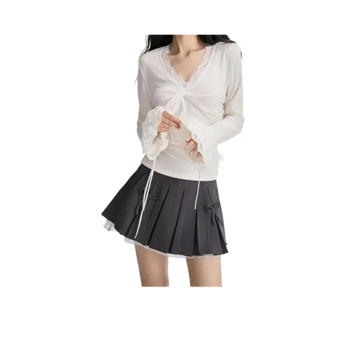 YICHEN Абрикос Женские T-рубашки