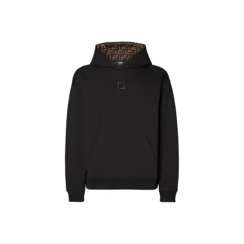 FENDI Мужские черные свитшоты