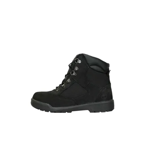 Timberland 6 Inch High Топ Ботинки Черные Детские