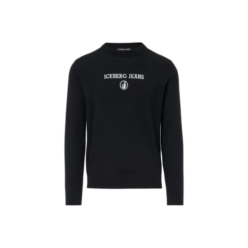 Айсберг Черный Мужской Свитера