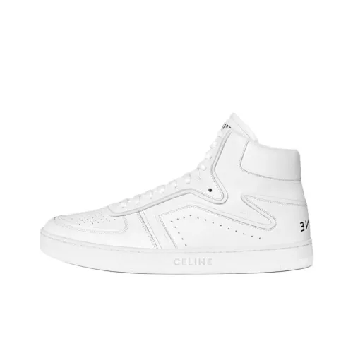 CELINE 'Z'Trainer CT 01 High Топ Стильные Скейтбординги Мужской Неоново-белый