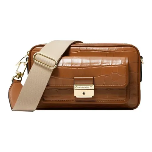 MICHAEL KORS Bradshaw Кожа Camera Сумка Сумка через плечо Средняя Женская Коричневая