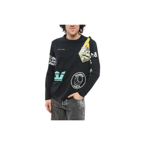 Marine Serre Мужские черные T-рубашки