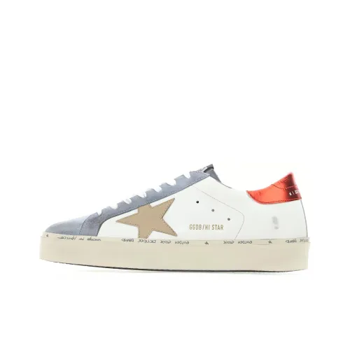 Golden Goose Hi Star DELUXE Бренд Стильные Скейтбординги Мужские Серый Белый