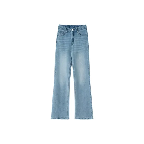 AURORA DIARY Светло-синие женские джинсы