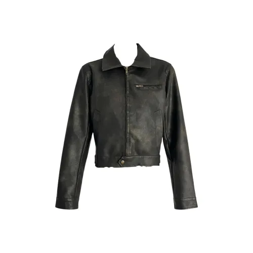 ORANDOR WEAR Кофе Женские Кожаные куртки