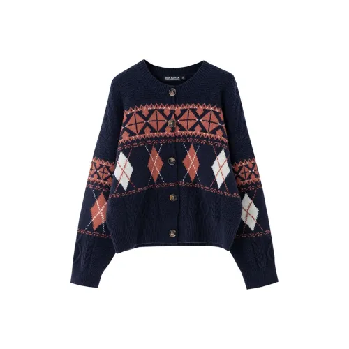 SOON FLOWER Аргайл Женская Трикотажная