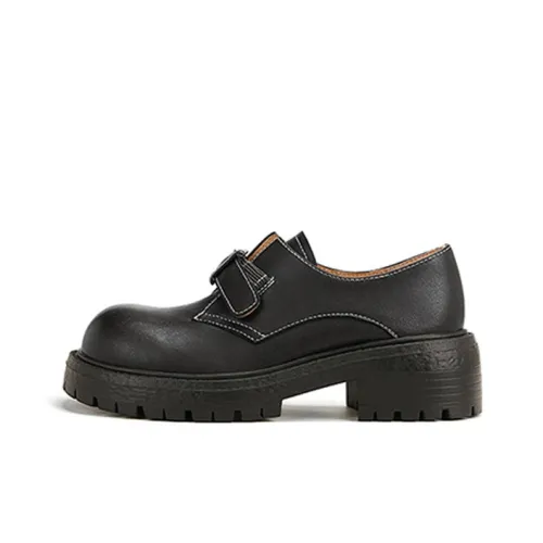 HEIPA Эксклюзивный дизайн ультра-модный универсальный блестящий маленькие кожаные туфли массивные лоферы женские