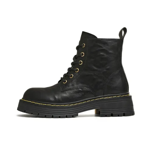 teenmix Классический 7 отверстий Высокое качество Короткий Мартин Ботинок 4,5 см Женские