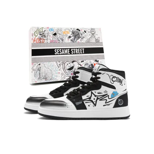 SESAME STREET Визуально увеличивает рост Устойчивые к истиранию Легкие Дышащие Противоскользящие Скейтборд Кроссовки Унисекс
