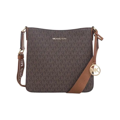 MICHAEL KORS Jet Set Travel Покрытие Холст Кросс-Боди Сумка Женская Коричневая