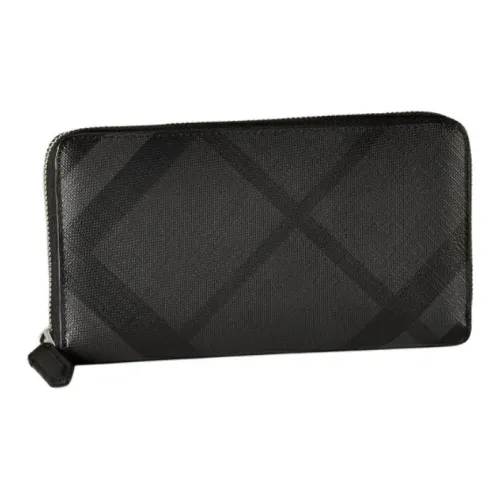 Кошелек Burberry из ПВХ мужской черный