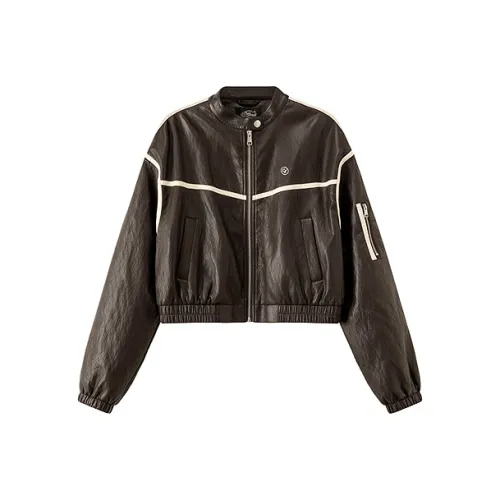 CHUU Кофе Женские Короткие Пальто