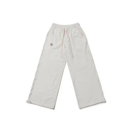 SMFK Винтажный Белый Женские Повседневные Штаны