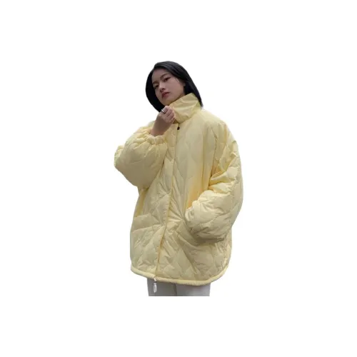 ZVJH Желтый Женские пуховики