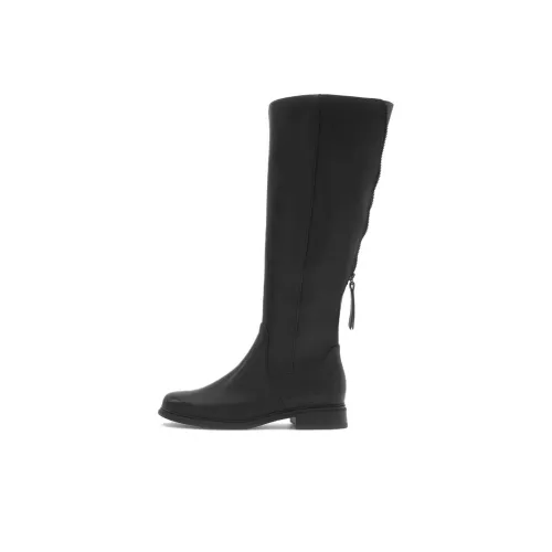 Gabor Comfort Колено Высокие сапоги 4CM Женские Черный