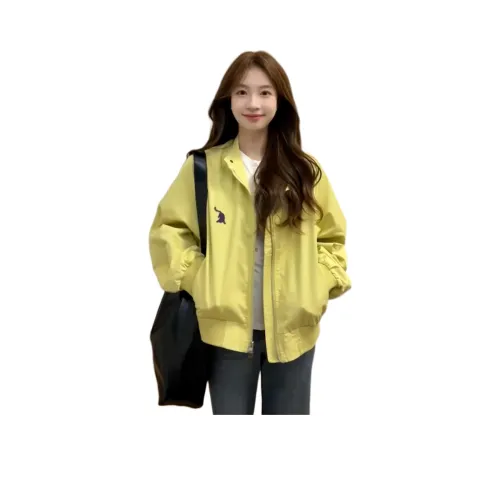 LAKESI Желтый Зеленый Женские Куртки