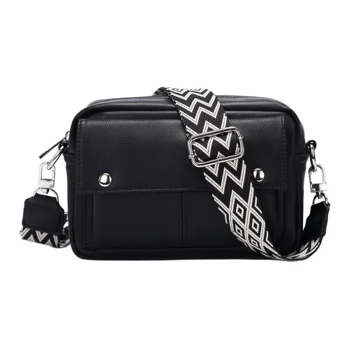 Slazenger ПУ (полиуретан) Camera Сумка Бананка Sling Сумка Сумка через плечо Стандартная Унисекс Черный