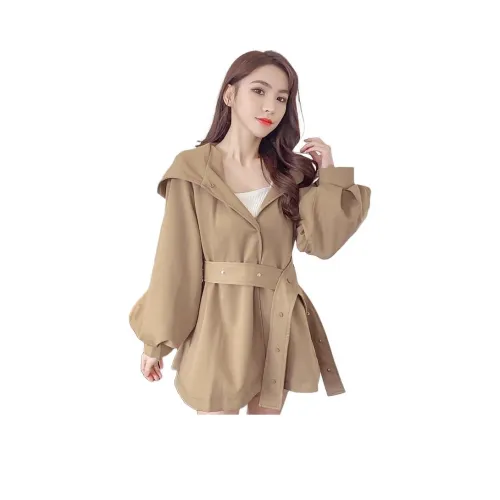 ZVJH Женская тренч-куртка