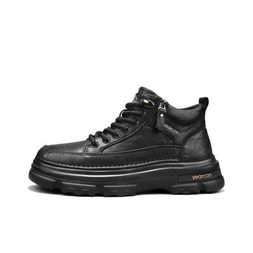 YEARCON MID Топ Рабочие ботинки Модный Lifestyle Shoes Платформа Мужской