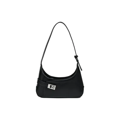 NATTY ПУ (полиуретан) Сумка через плечо Стандартная Женская Черная