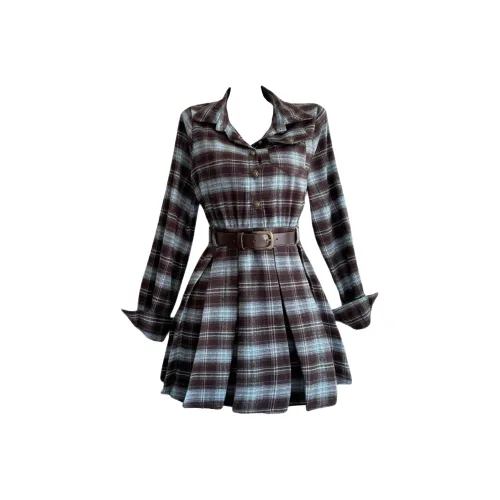 Udon House Длинное платье с длинными рукавами женское