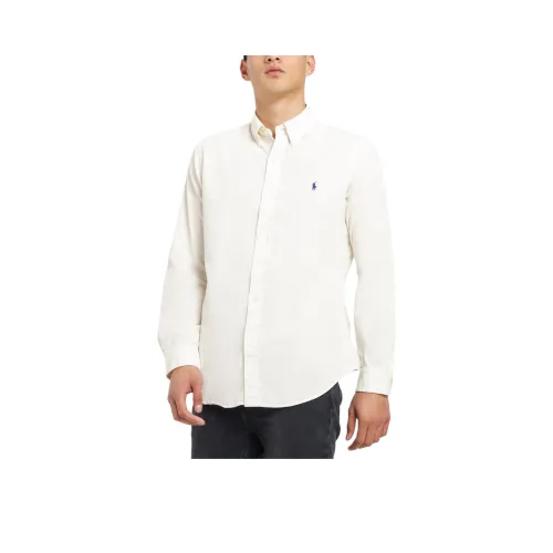 Polo Ralph Lauren Рубашка Мужская Молочно-белая