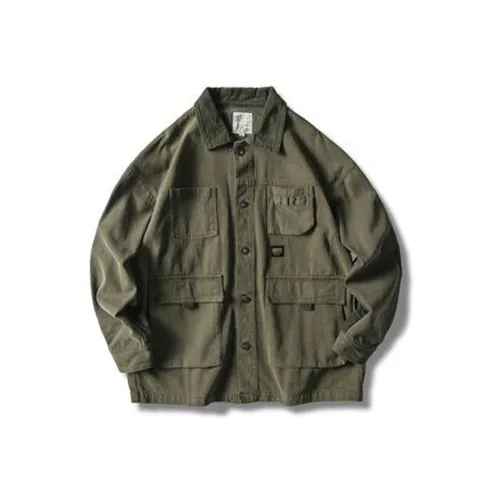 ZVJH Армейский зеленый Женские Джинсовые куртки