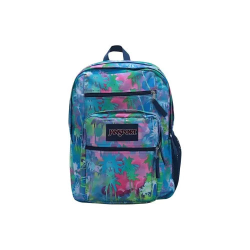 JanSport Полиэстер Рюкзак Большой Унисекс Синий Зеленый
