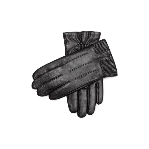 PIERRE CARDIN Хром Цвет Бесплатно Козья кожа Перчатки Мужской Черный