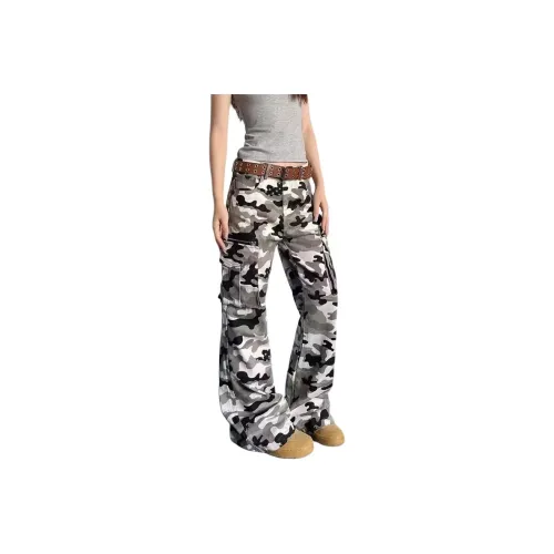 NRXX Камуфляж Унисекс Карго Брюки