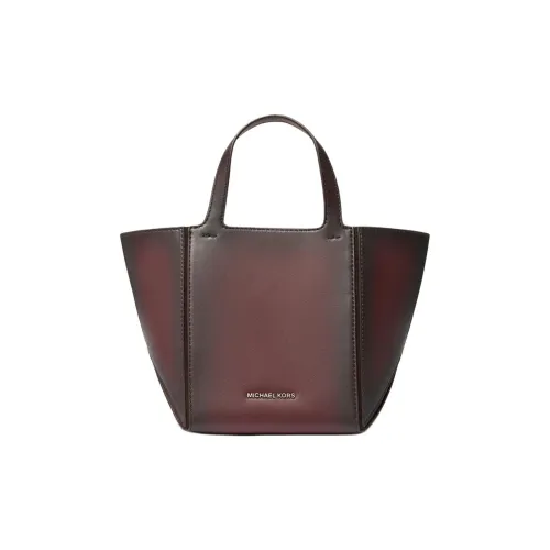 MICHAEL KORS Jordi Коровья кожа Сумка Маленькая Женская Коричневая Красная