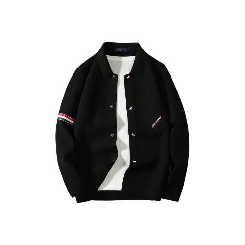 SLLAVIF Черный Мужской Трикотаж