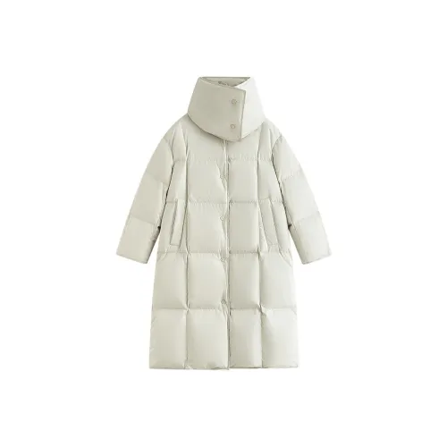 Inman Серый Зеленый Женский Пуховик