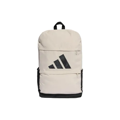 Adidas Переработанный полиэстер рюкзак унисекс бежевый и черный