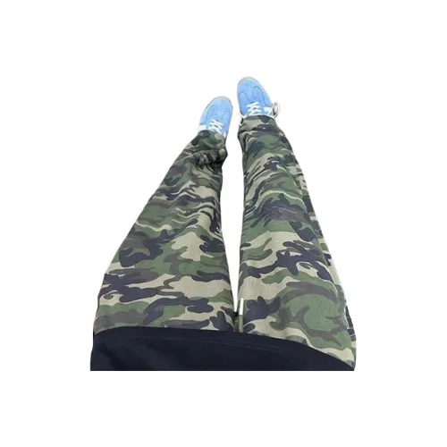 CARE NOTE Камуфляж Унисекс Повседневные Штаны