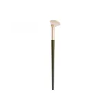 Полукруглый Зеленый Ручка Тень Щетка (Белый мех)