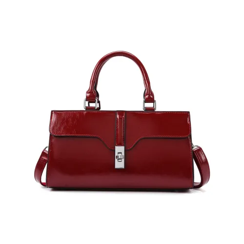 SHIJIA ПУ (полиуретан) Одно плечо Сумка Стандартная Женская Бургунди Хаки