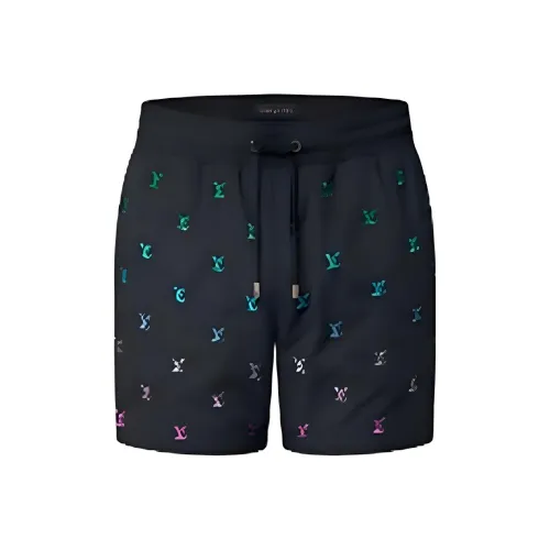 LOUIS VUITTON SS25 Джинсовые шорты Мужские Морской синий