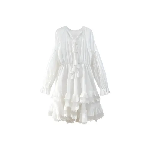 Princess Berdele Длинное платье с длинными рукавами женское